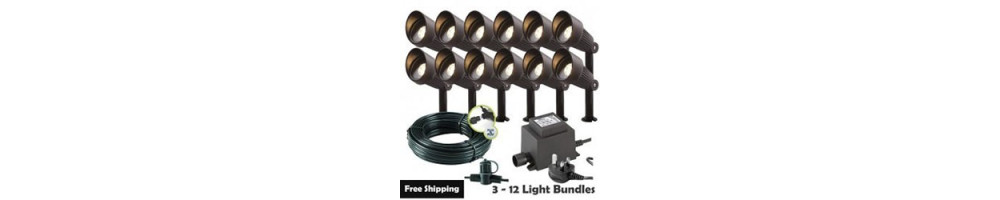 Garden Lighting Bundles / Kits | 12V Plug & Play| Everything You Need | Easy To Install