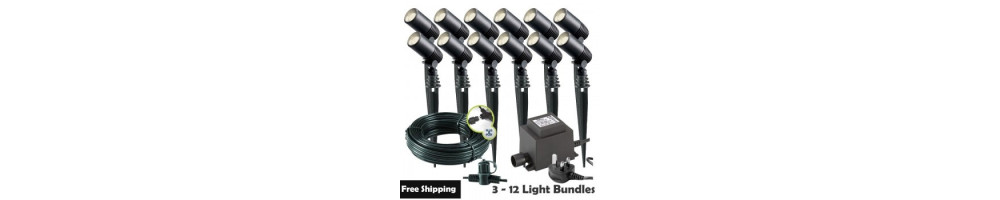 Techmar Alder 12V Garden Spotlight Bundles (Kits)