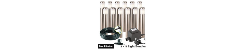 Techmar Albus 12V Plug & Play Garden Post Light Kits