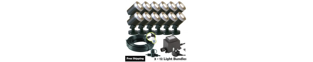 Arcus Garden Spotlight Kits - 12V Lights You Can Easily Install