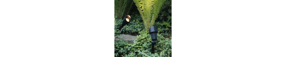 LED Garden Spotlights 12V Outdoor Low Voltage Techmar Lighting Systems